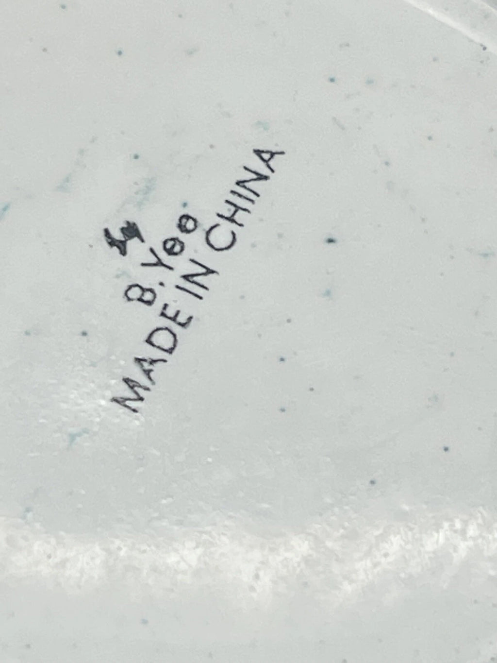 Chinemel B. Yee Enamel On Copper Miniature White Teapot W/Floral