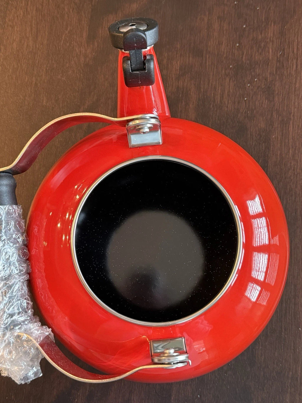 Le Creuset Classic Enamel on Steel 1.7 Qt. Whistling Tea Kettle - Cerise