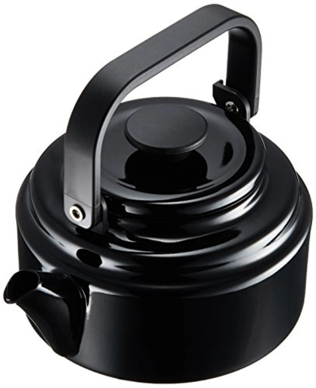 Enamel Kettle Noda Horo Japan Enameled AM Teakettle 2L AM-20K Black F/S w/Track#