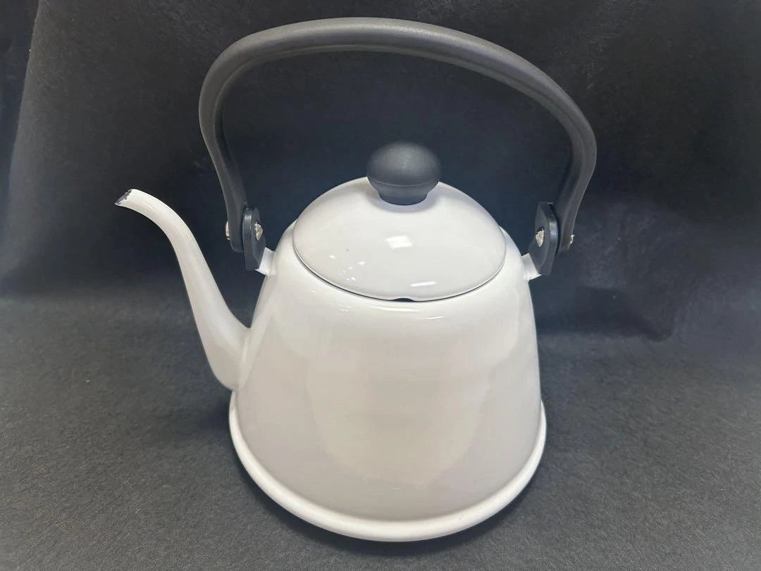 Drip Type Kettle White 2.0L Induction Safe Used NODA HORO Kettle from Japan