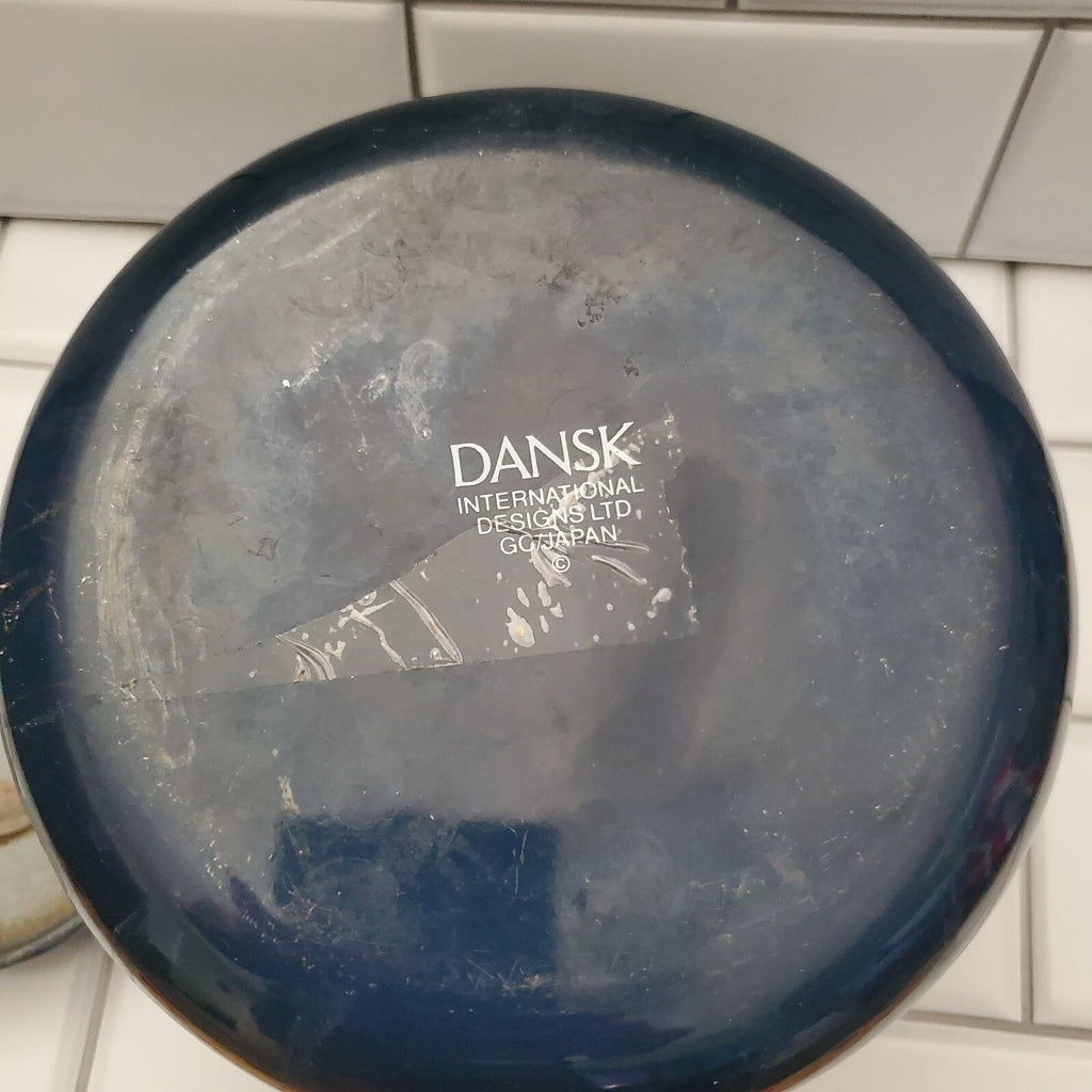 Mid century modern vintage Dansk Gunnar Cyren tea pot kettle early 70s enamel