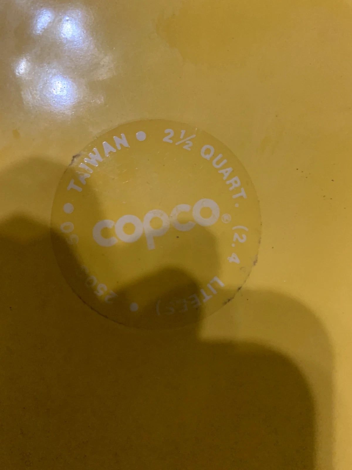 Copco Enamel on Steel Island Pineapple 2.5 Qt Whistling Tea Kettle 1993 WB