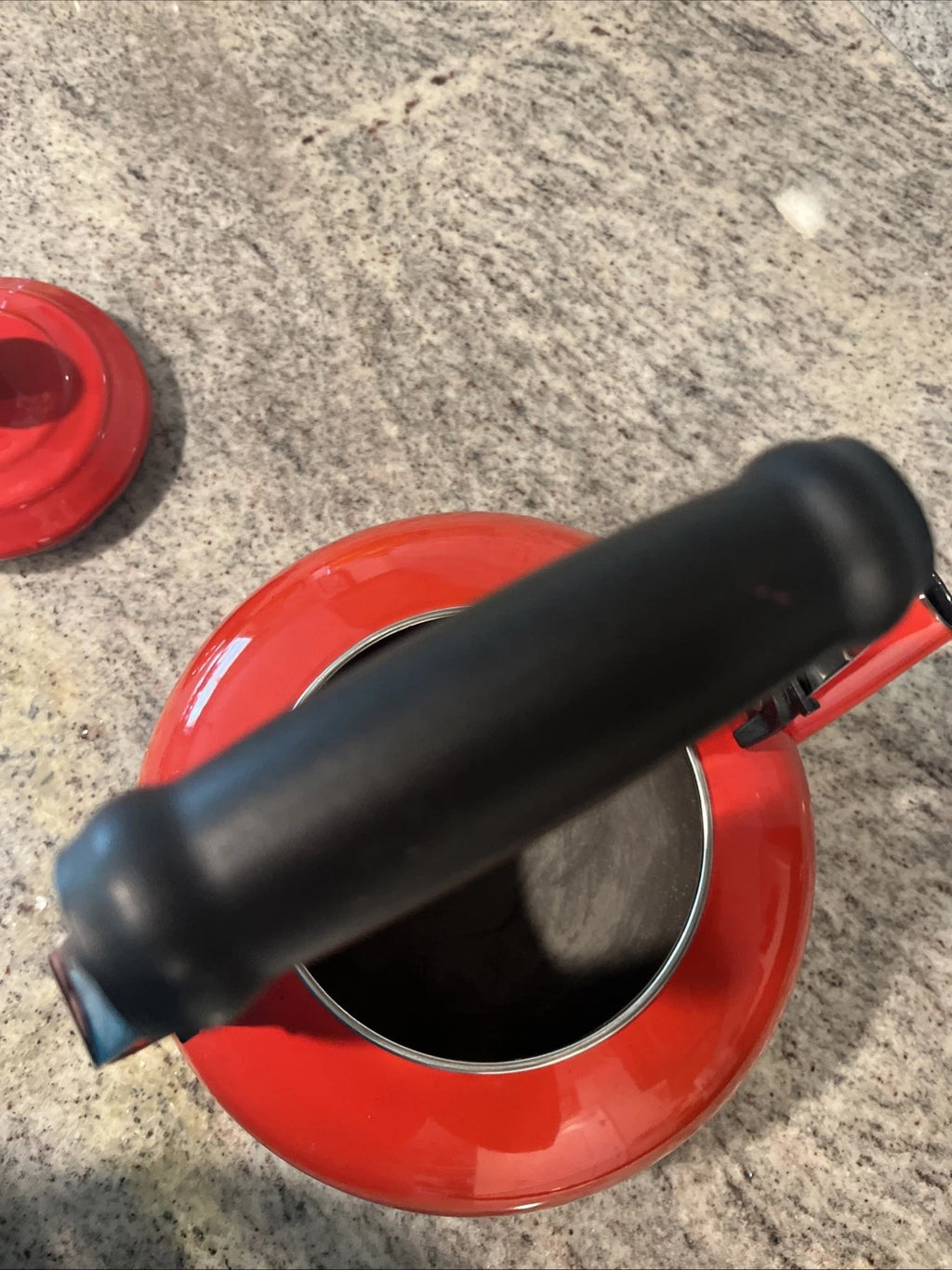 Le Creuset Classic Tea Kettle Teapot Enamel Ombre Cerise Red 1.7qt