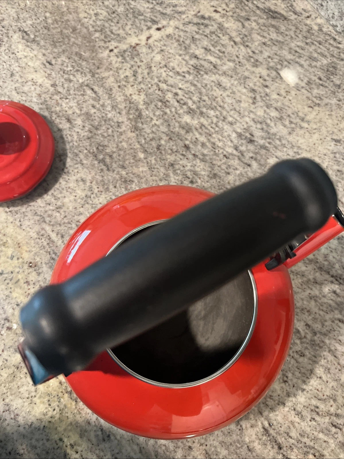 Le Creuset Classic Tea Kettle Teapot Enamel Ombre Cerise Red 1.7qt