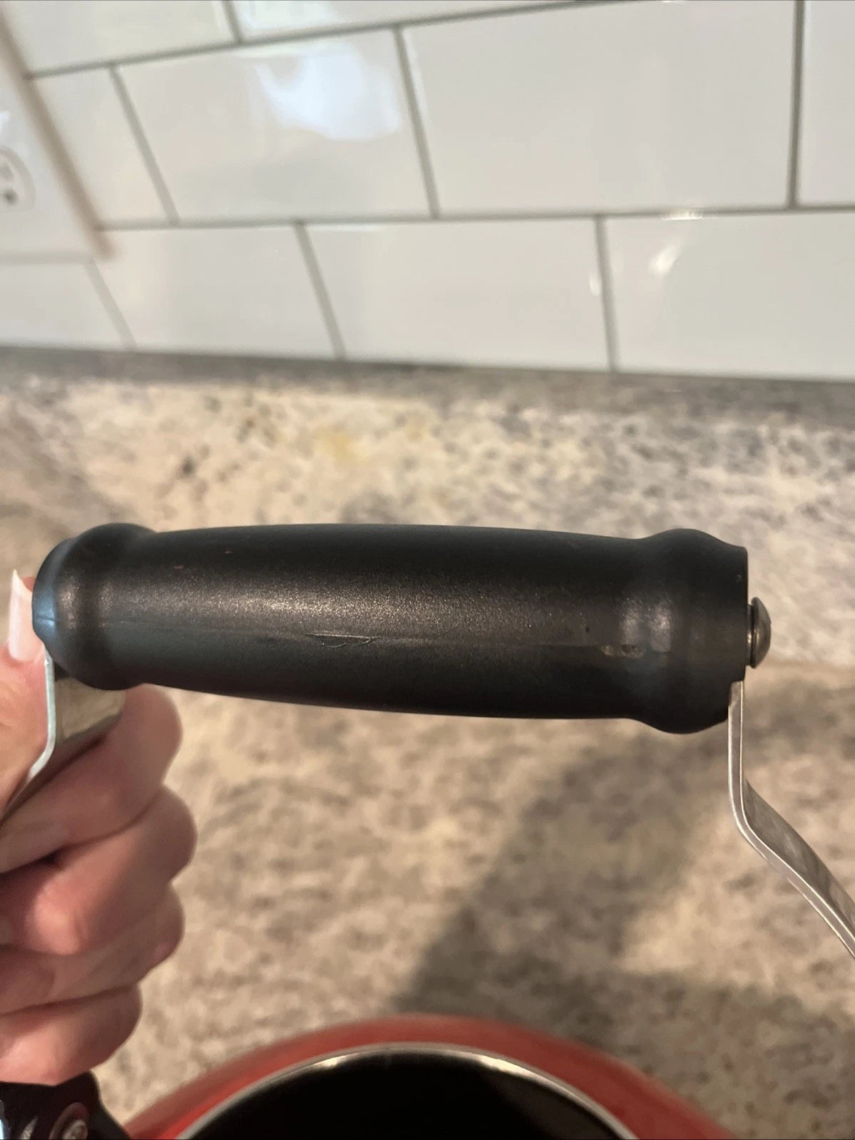 Le Creuset Classic Tea Kettle Teapot Enamel Ombre Cerise Red 1.7qt