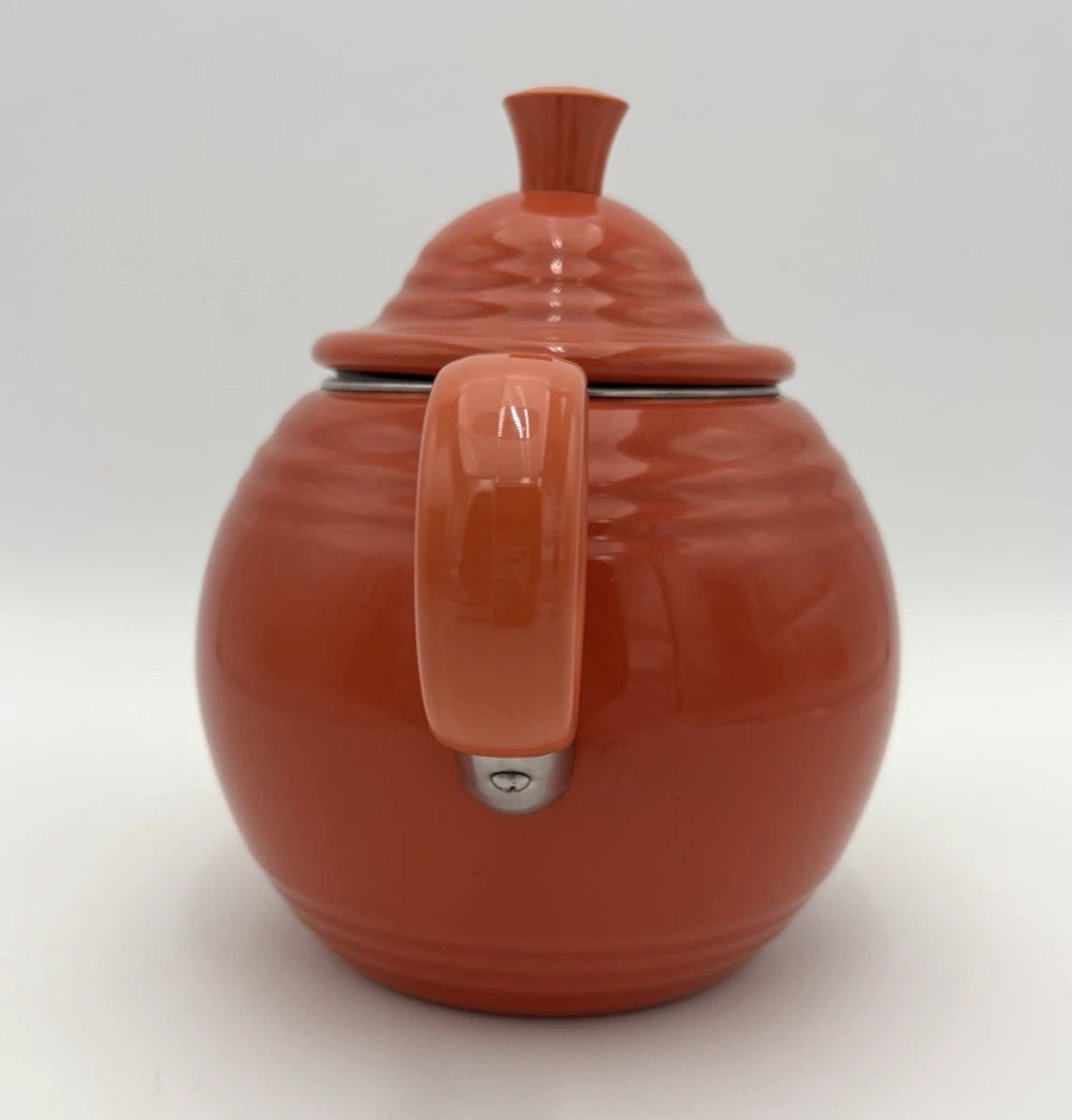 FIESTAWARE Persimmon Enamel on Metal Teapot by COPCO