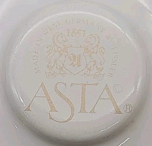 VTG 1960's Asta Fissler Enamelware 7 Piece Set Lidded Terrine Kettle Warmer Tray