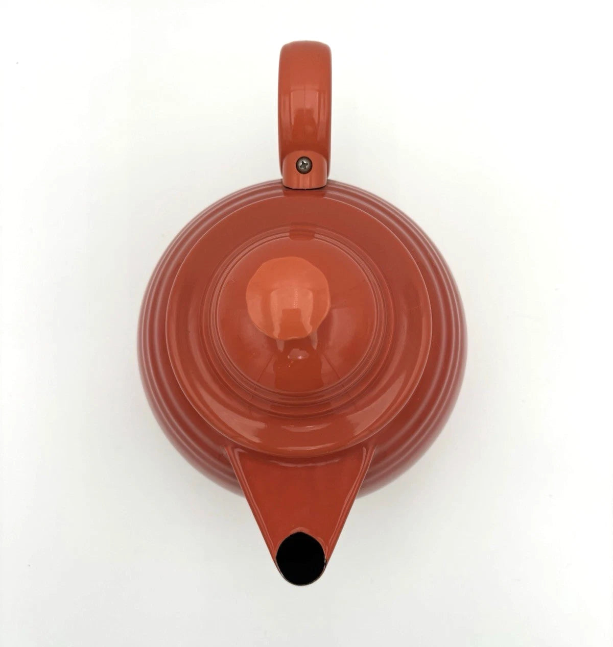FIESTAWARE Persimmon Enamel on Metal Teapot by COPCO