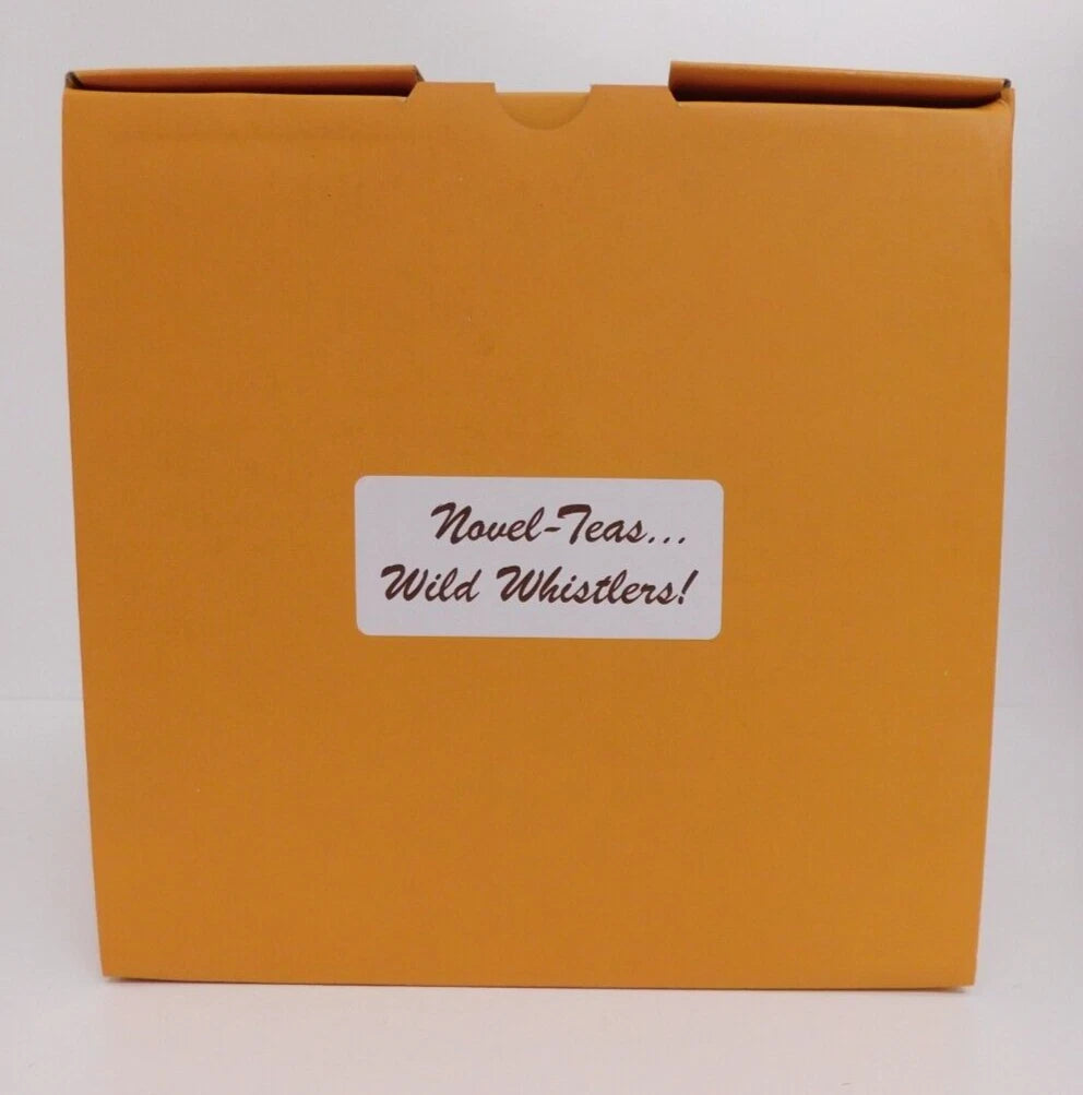 Supreme Novelty Enamel 2.4 Quart Whistling Stovetop Tea Kettle, Bee Hive *NEW*