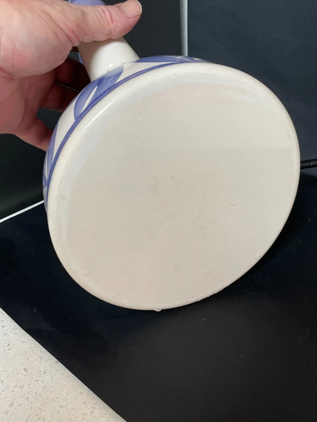 Pfaltzgraff Villa Flora Enamel Whistling Tea Kettle