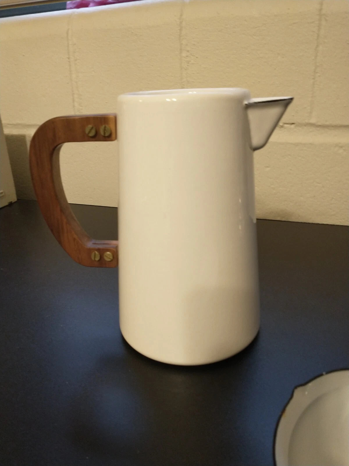 Hearth And Hand Magnolia White Enamel 6 Cup Coffee Teapot