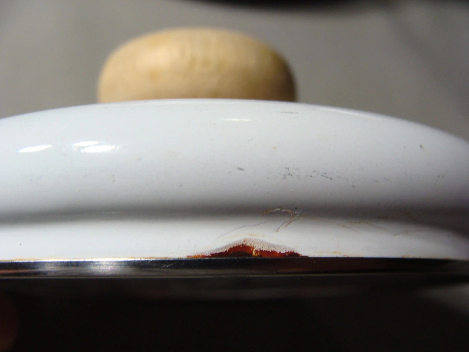 Enamel Tea Kettle In The Applejack Pattern