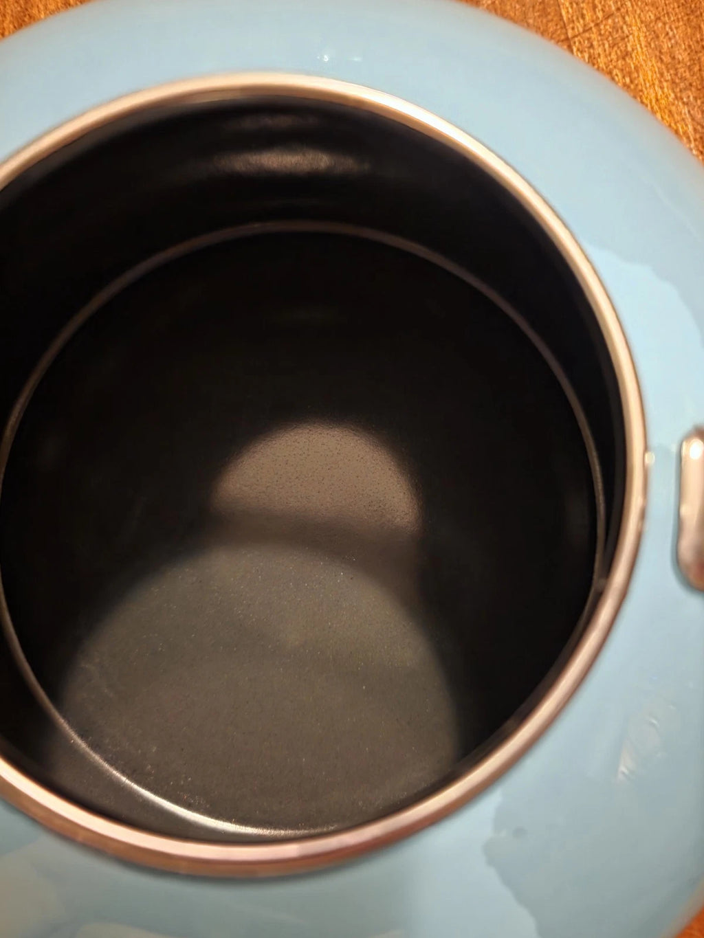 Chantal Whistling Tea Kettle Teapot Blue Aqua Turquoise Enamel 2 Qt