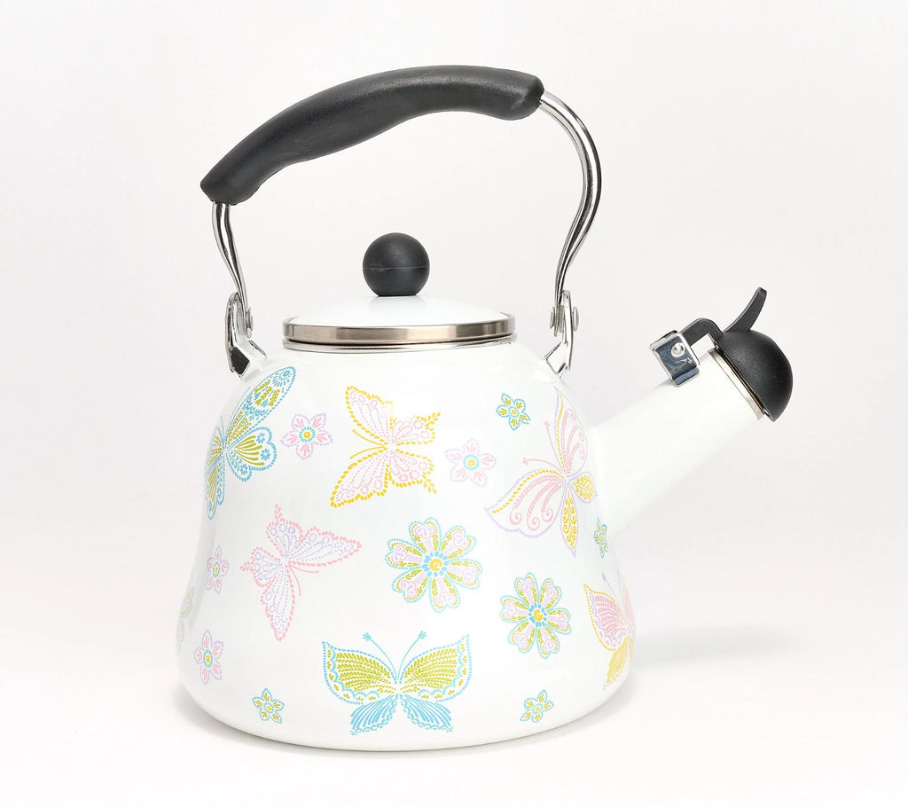 Temp-tations 2.3-qt Enamel on Steel Tea Kettle Model K85319