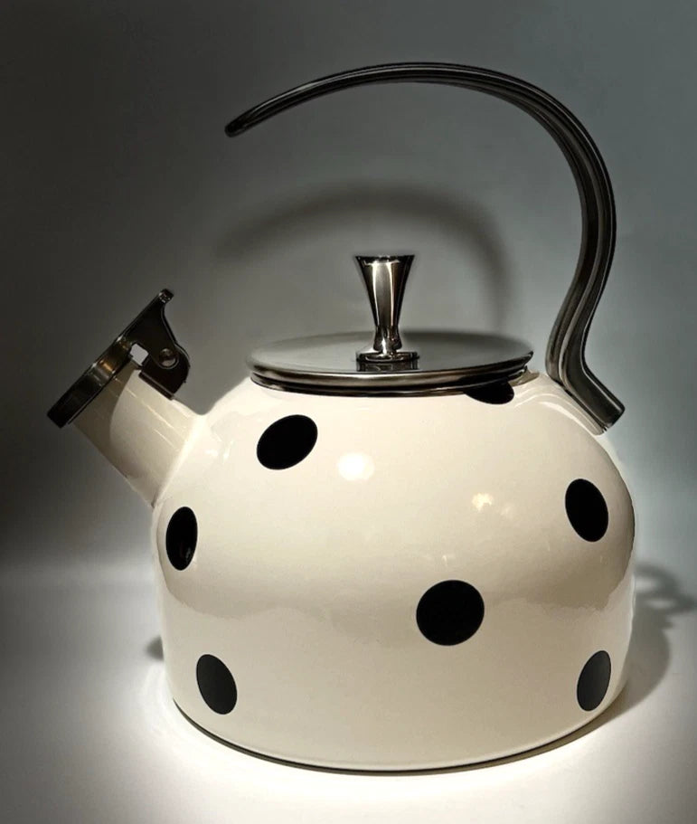 Kate Spade New York Lenox All in Good Taste Deco Dot Tea Kettle 2.5 Qt Capacity