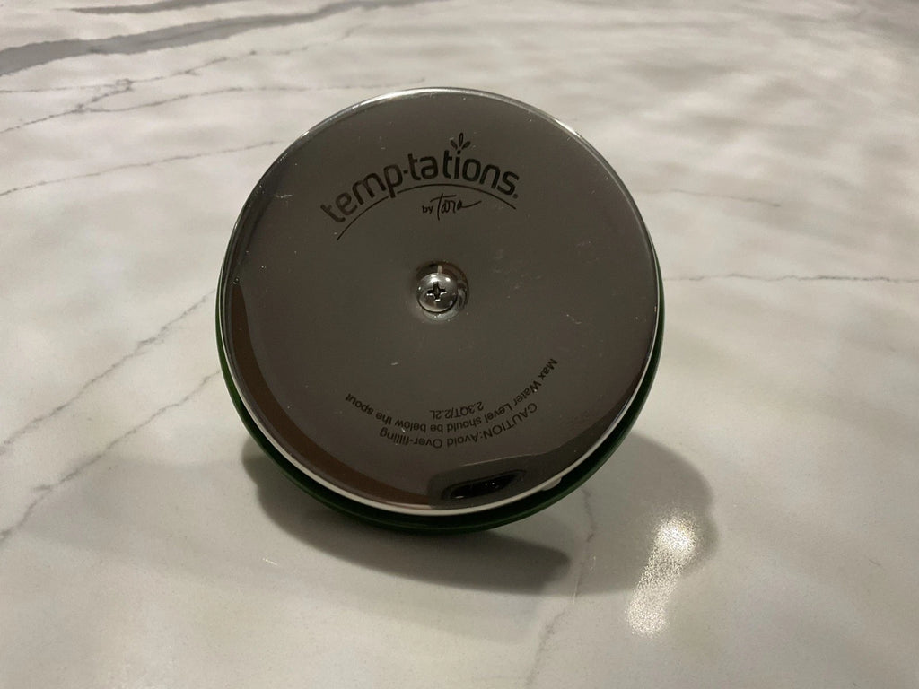 Temp-tations By Tara 2.3 Qt Old World Tea Kettle Teapot Stovetop Safe Green