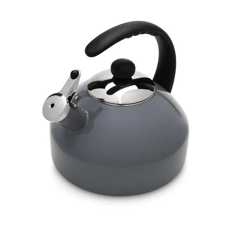 2.8 QT Tea Kettle Stainless Steel Porcelain Enamel Coating Bakelite Handle New
