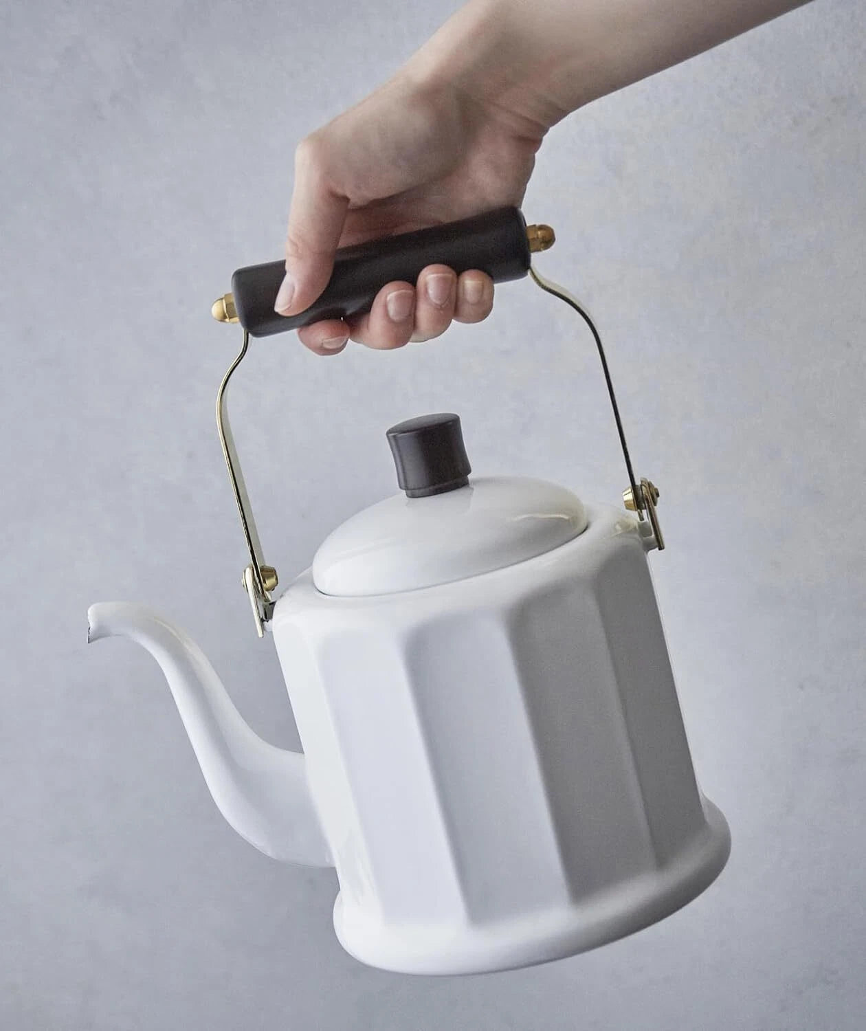 NODAHORO Kettle Enamel 2.0L White Made in Japan Royal Classic RCL50KW