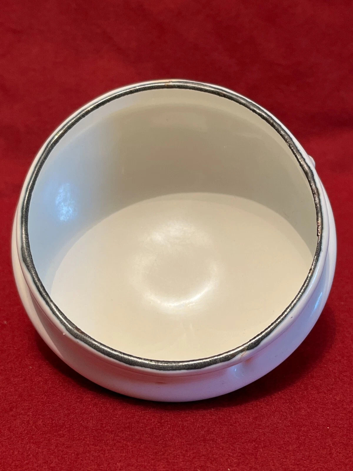 Vintage Spode Christmas Tree Enamel Teapot Kettle With Lid Good Condition