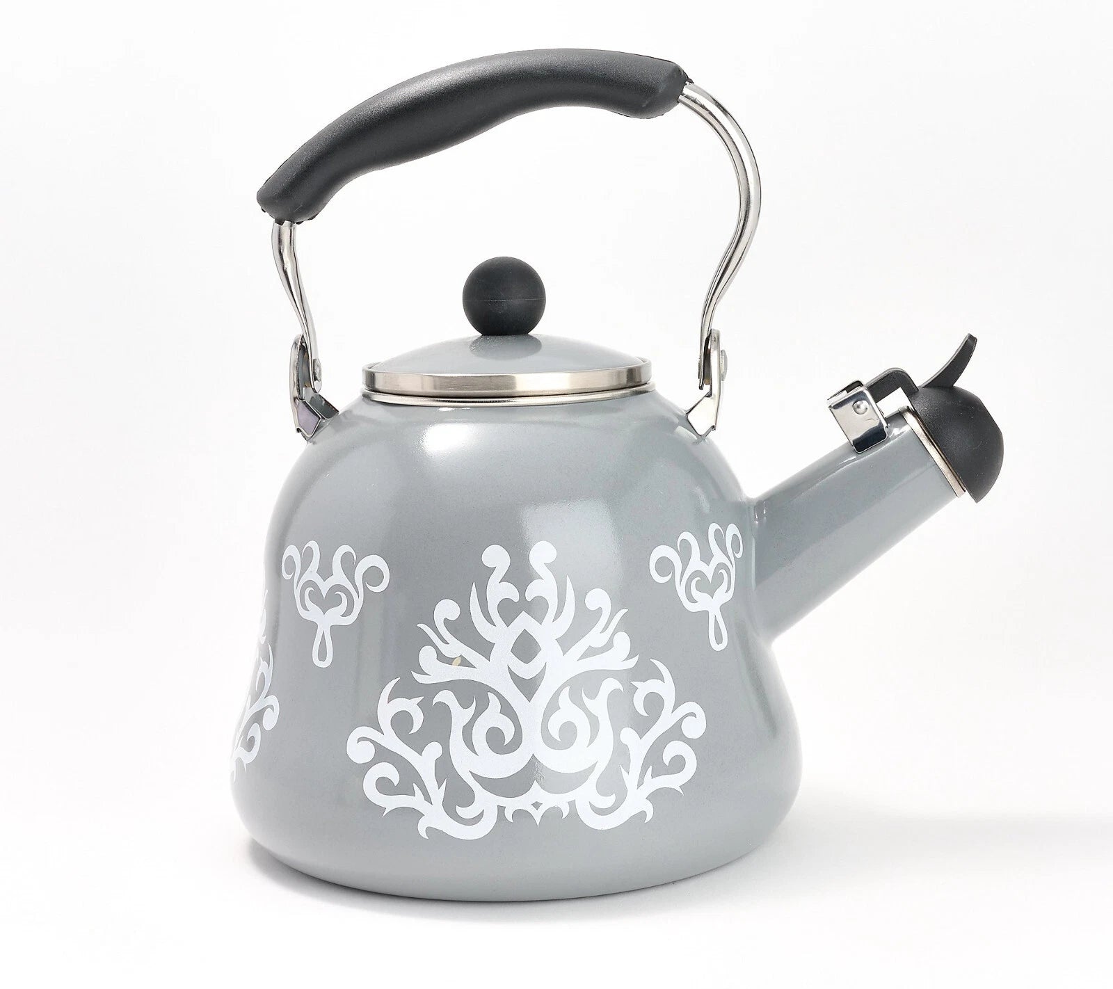 Temp-tations 2.3-qt Enamel on Steel Tea Kettle Model K85319