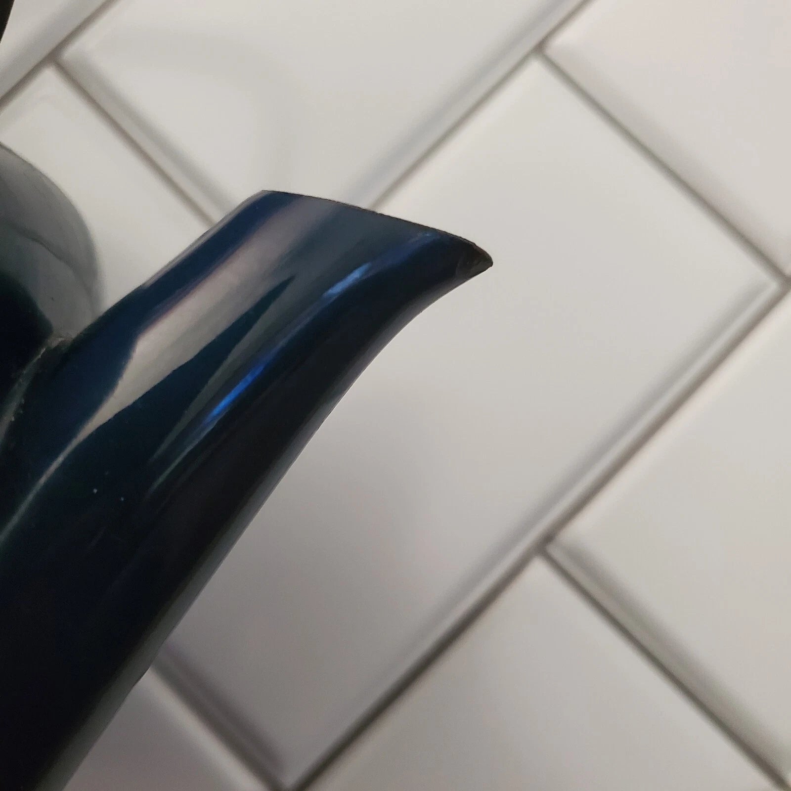 Mid century modern vintage Dansk Gunnar Cyren tea pot kettle early 70s enamel