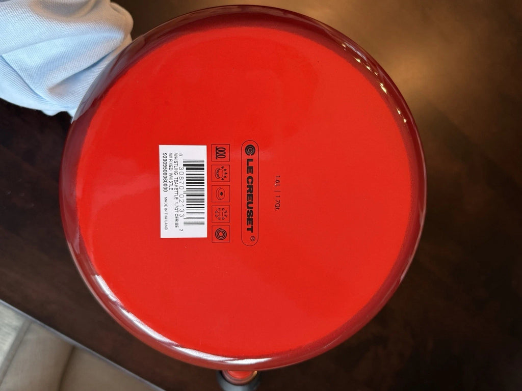 Le Creuset Classic Enamel on Steel 1.7 Qt. Whistling Tea Kettle - Cerise