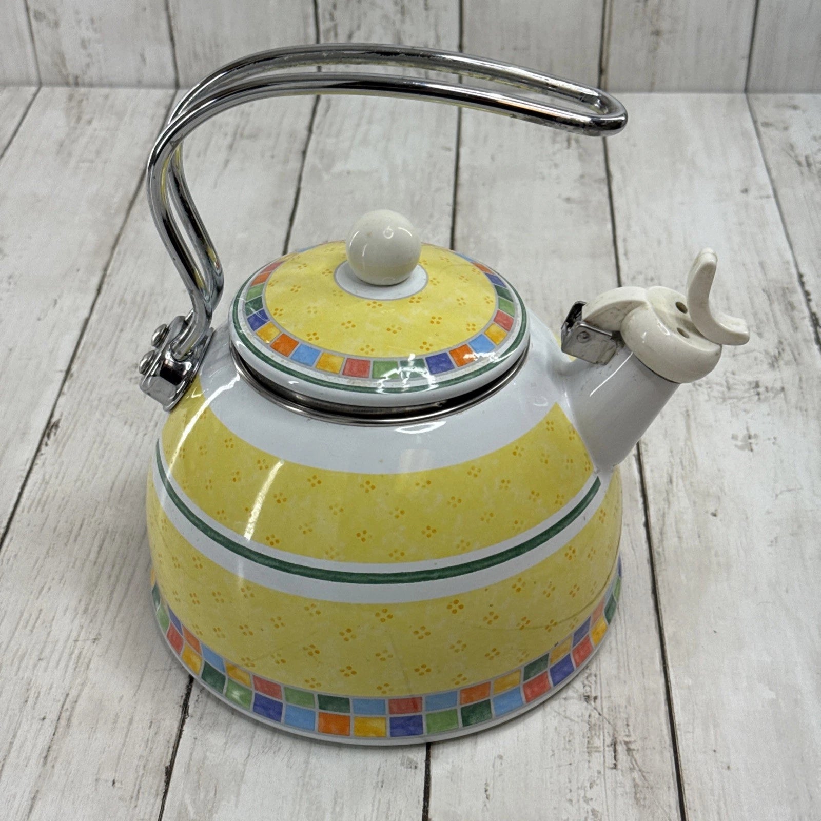 Villeroy & Boch Twist Alea Yellow Limone Tea Kettle Teapot With Lid