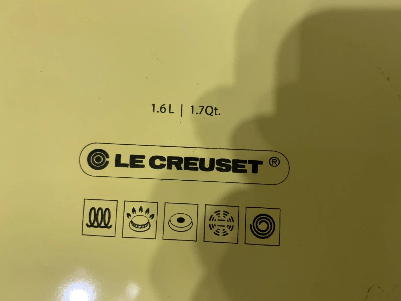 Le Creuset Enamel Yellow 1.7 qt Classic Whistling Tea Kettle