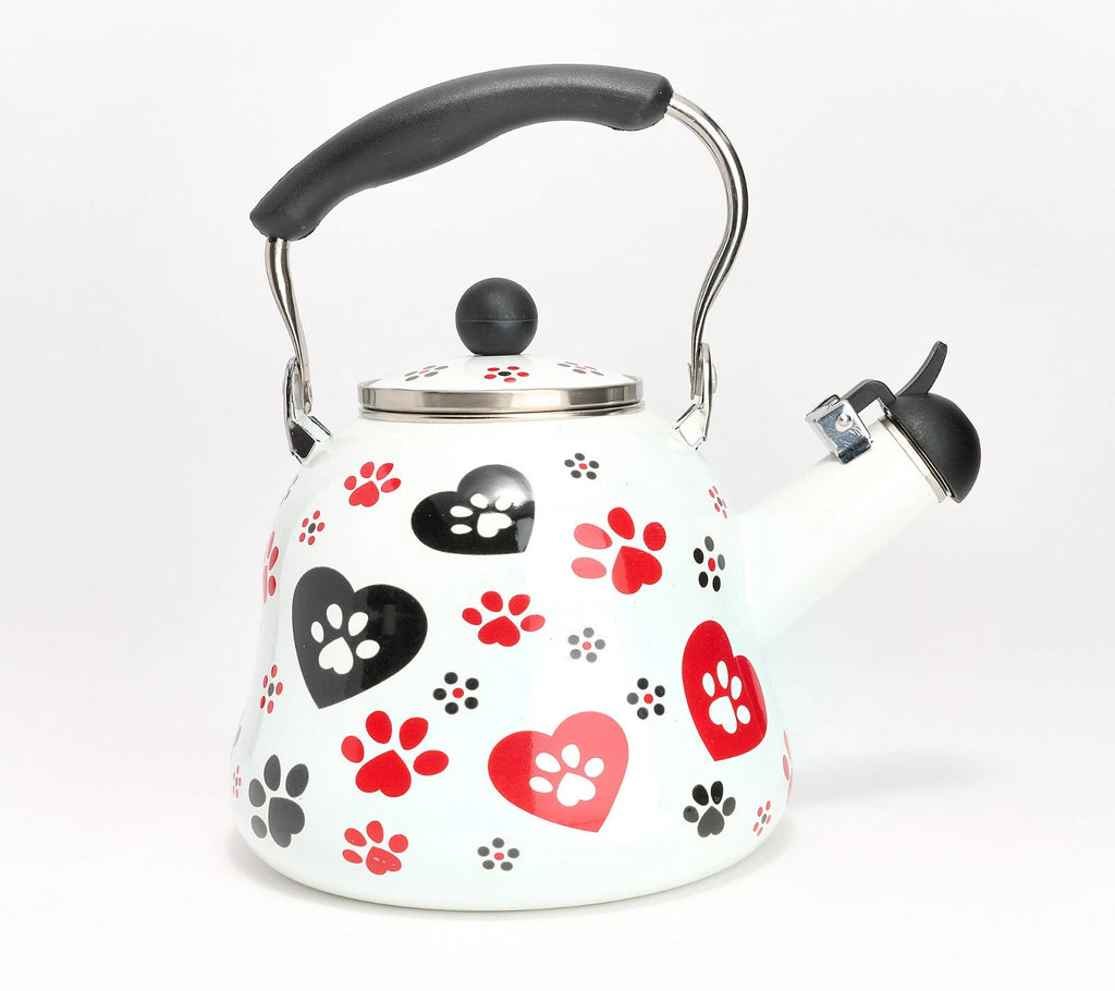 Temp-tations 2.3-qt Enamel on Steel Tea Kettle Model K85319