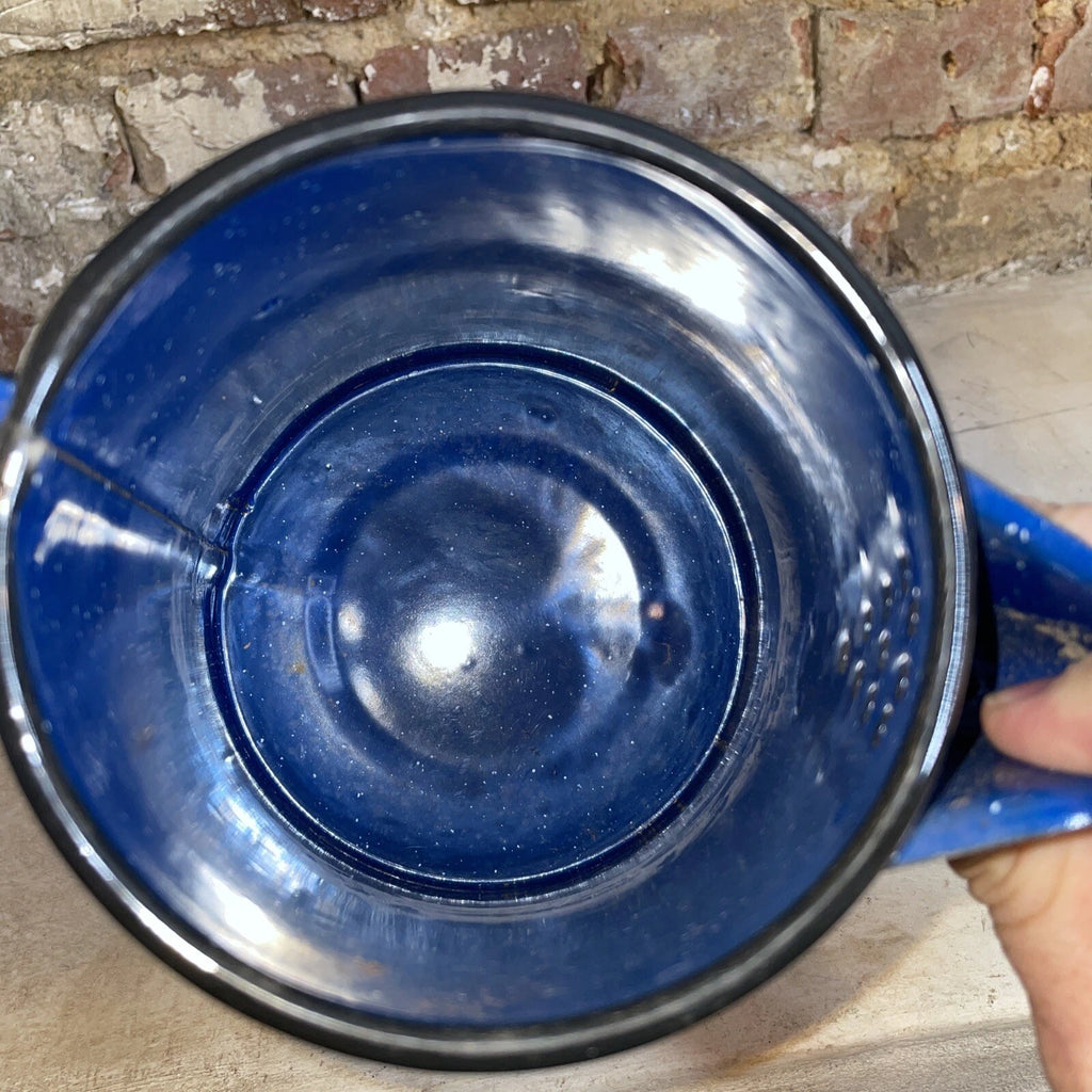 Enamelware Graniteware Blue Speckled Coffee Pot Cooking Camping Teapot