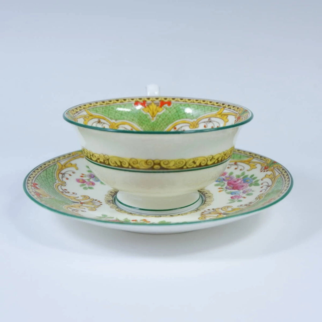 Wedgwood Poldhu Cup Saucer Tea Pot Handmade Geometric Pattern Used