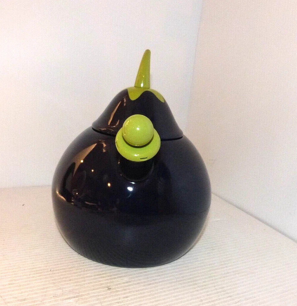 Vintage Copco Eggplant Enamel Whistling Tea Kettle  Beautiful Condition