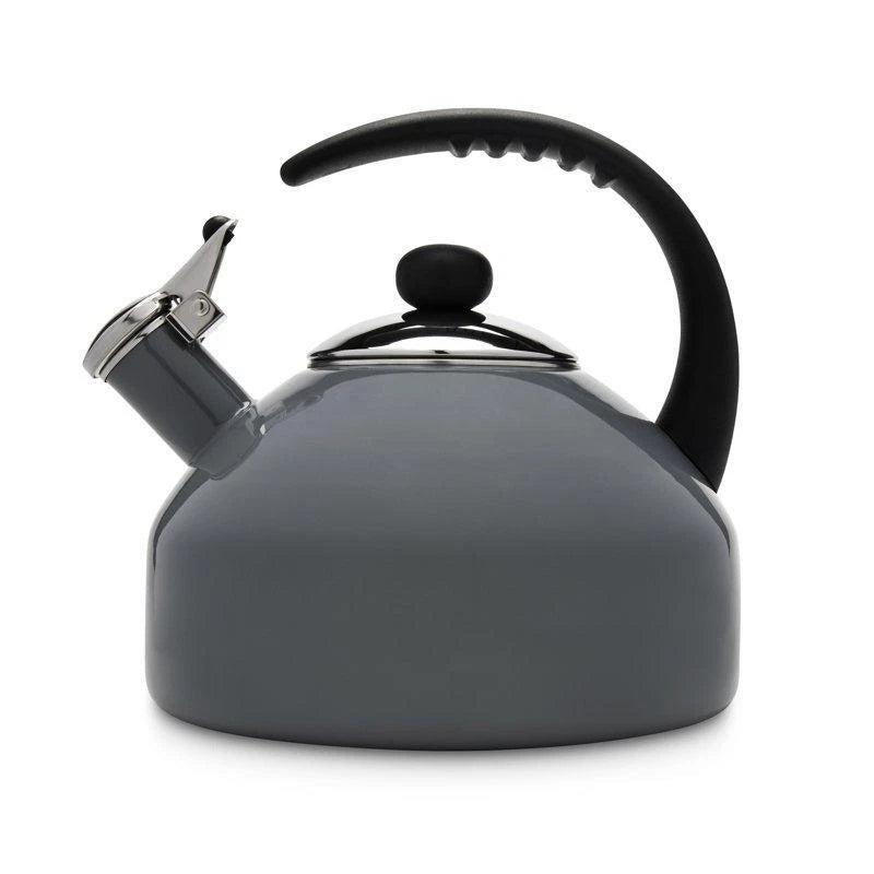 2.8 QT Tea Kettle Stainless Steel Porcelain Enamel Coating Bakelite Handle New