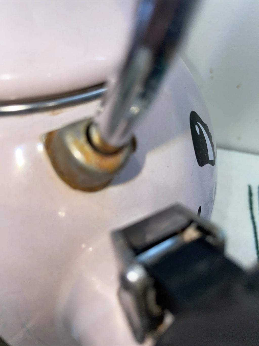 Vintage Kamenstein Pink Pig Whistling Teapot Tea Kettle Needs TLc