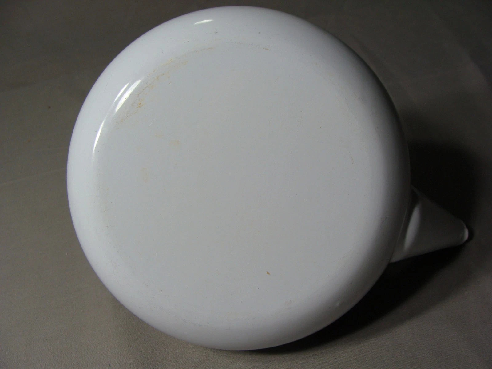 Enamel Tea Kettle In The Applejack Pattern