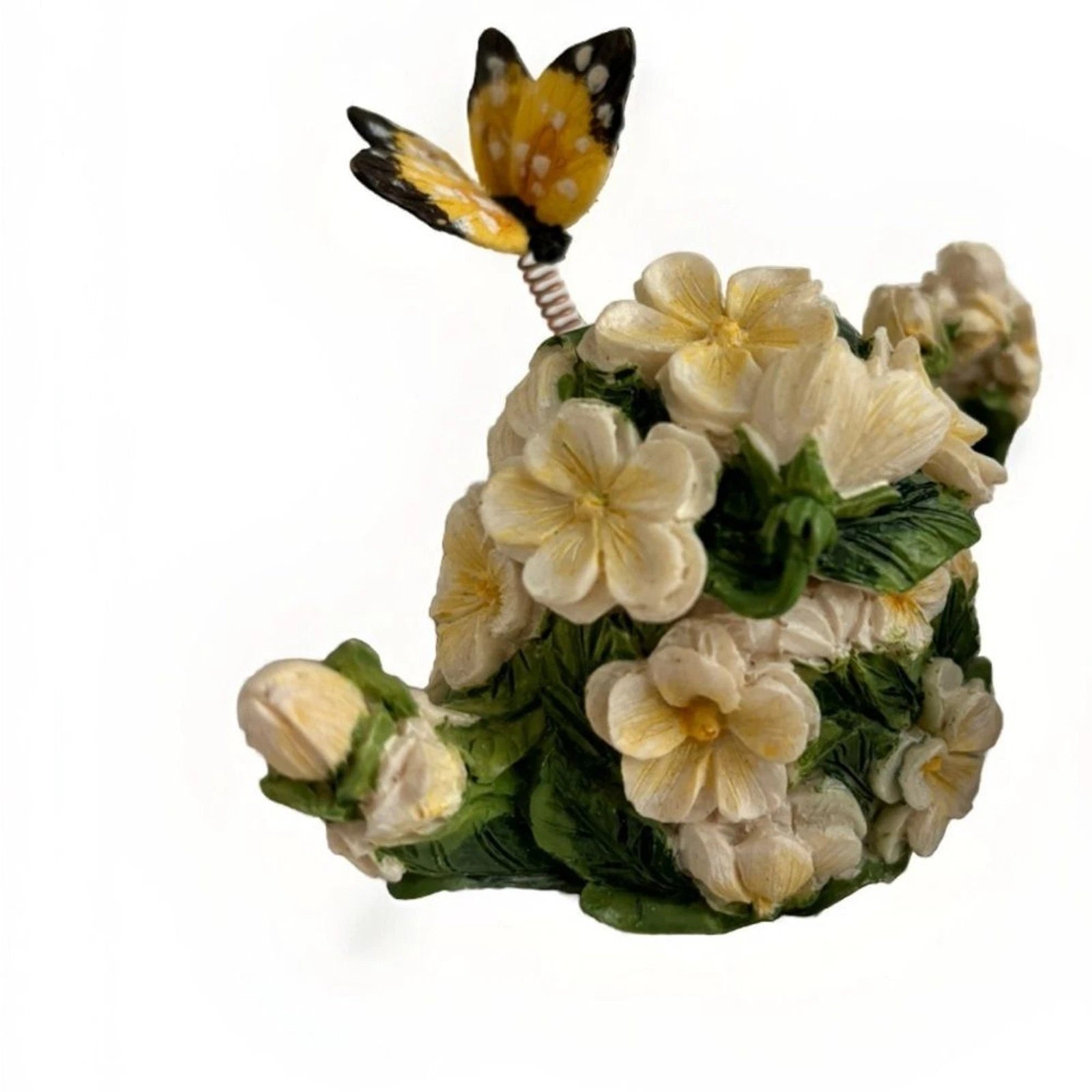 Mini 2” floral, butterfly tea posts set of 3