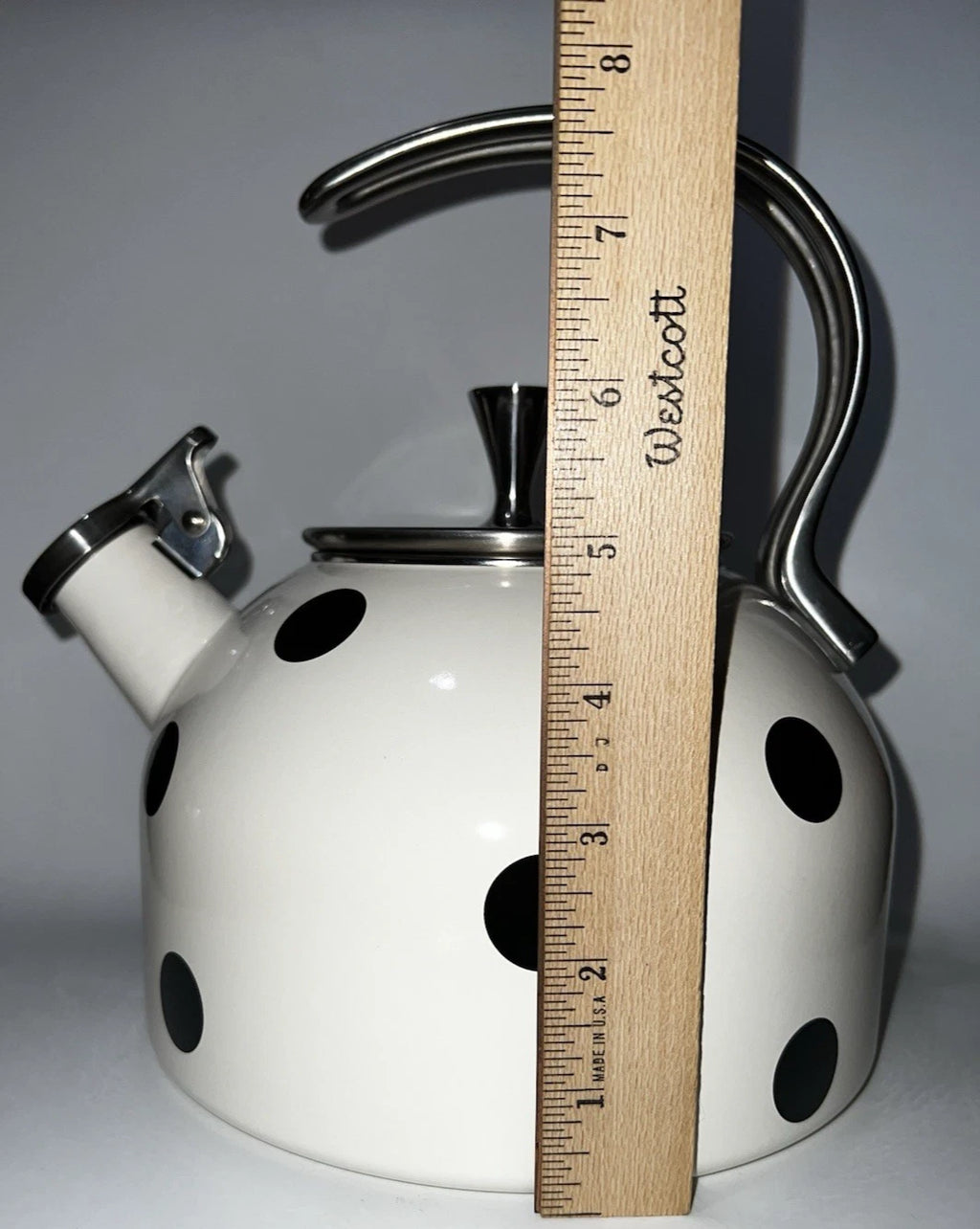 Kate Spade New York Lenox All in Good Taste Deco Dot Tea Kettle 2.5 Qt Capacity