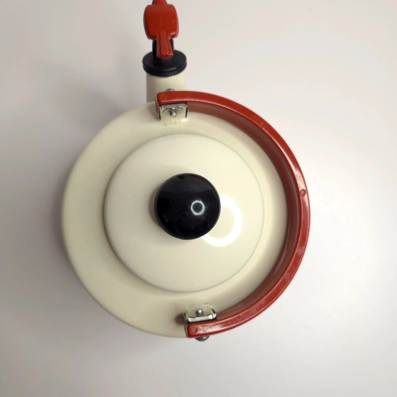 Debbie Mumm Woodland Santa Whistling Tea Kettle 2.5 Qt Porcelain Enamel 1999