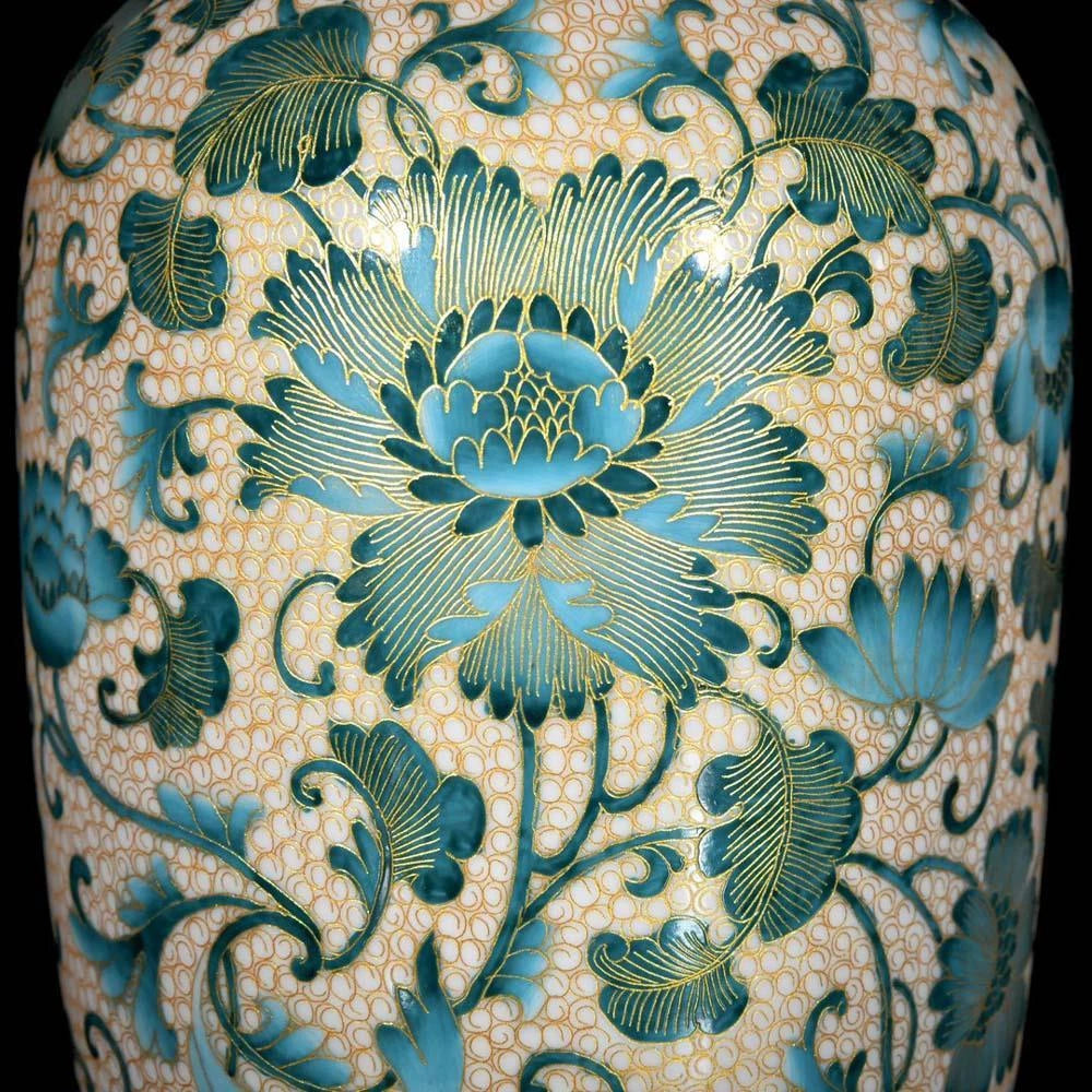 Qianlong Signed Old Chinese Colour Enamel Vase W/flower N3726