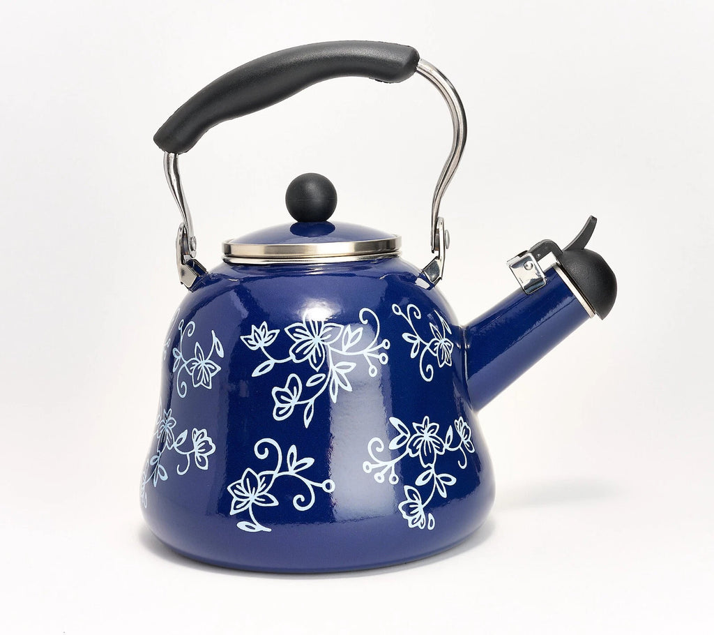 Temp-tations 2.3-qt Enamel on Steel Tea Kettle Model K85319