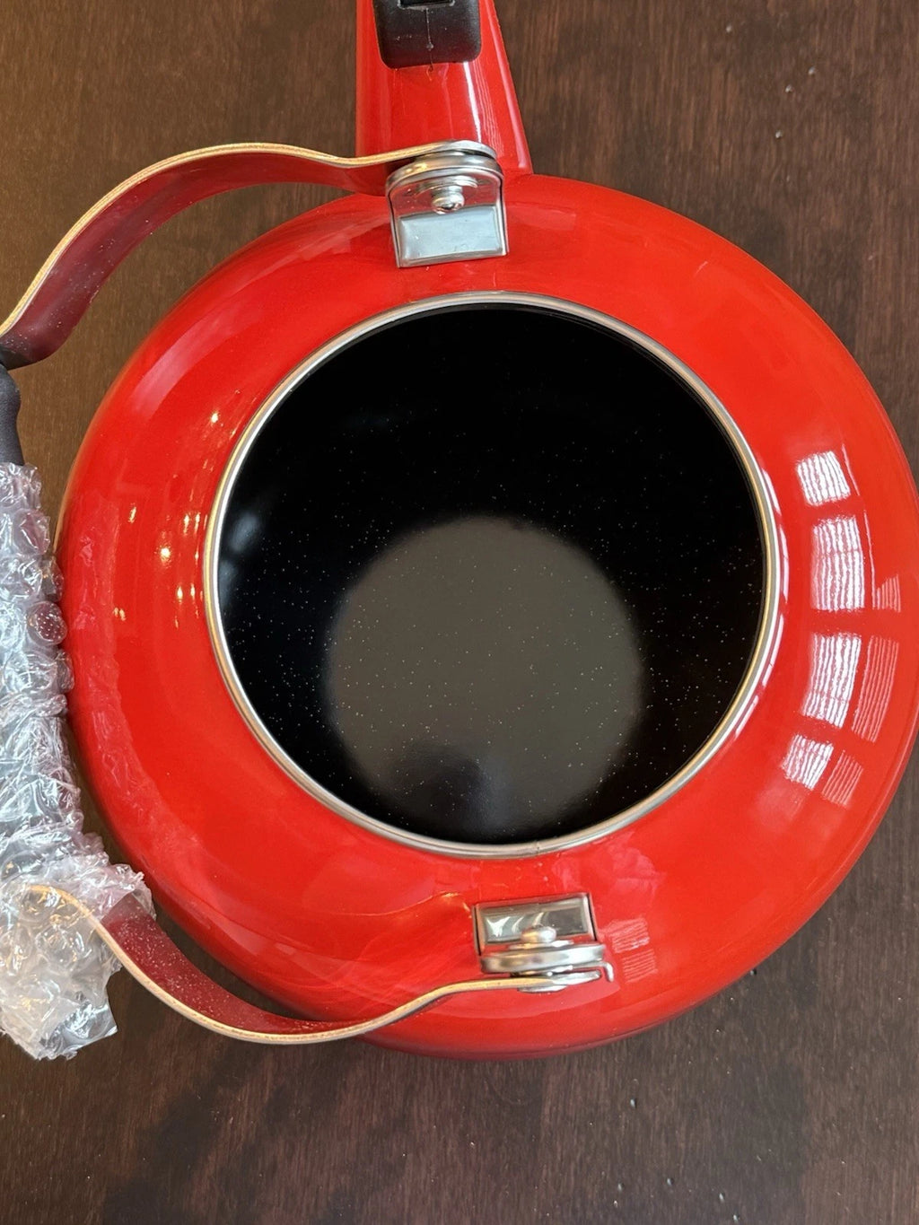 Le Creuset Classic Enamel on Steel 1.7 Qt. Whistling Tea Kettle - Cerise