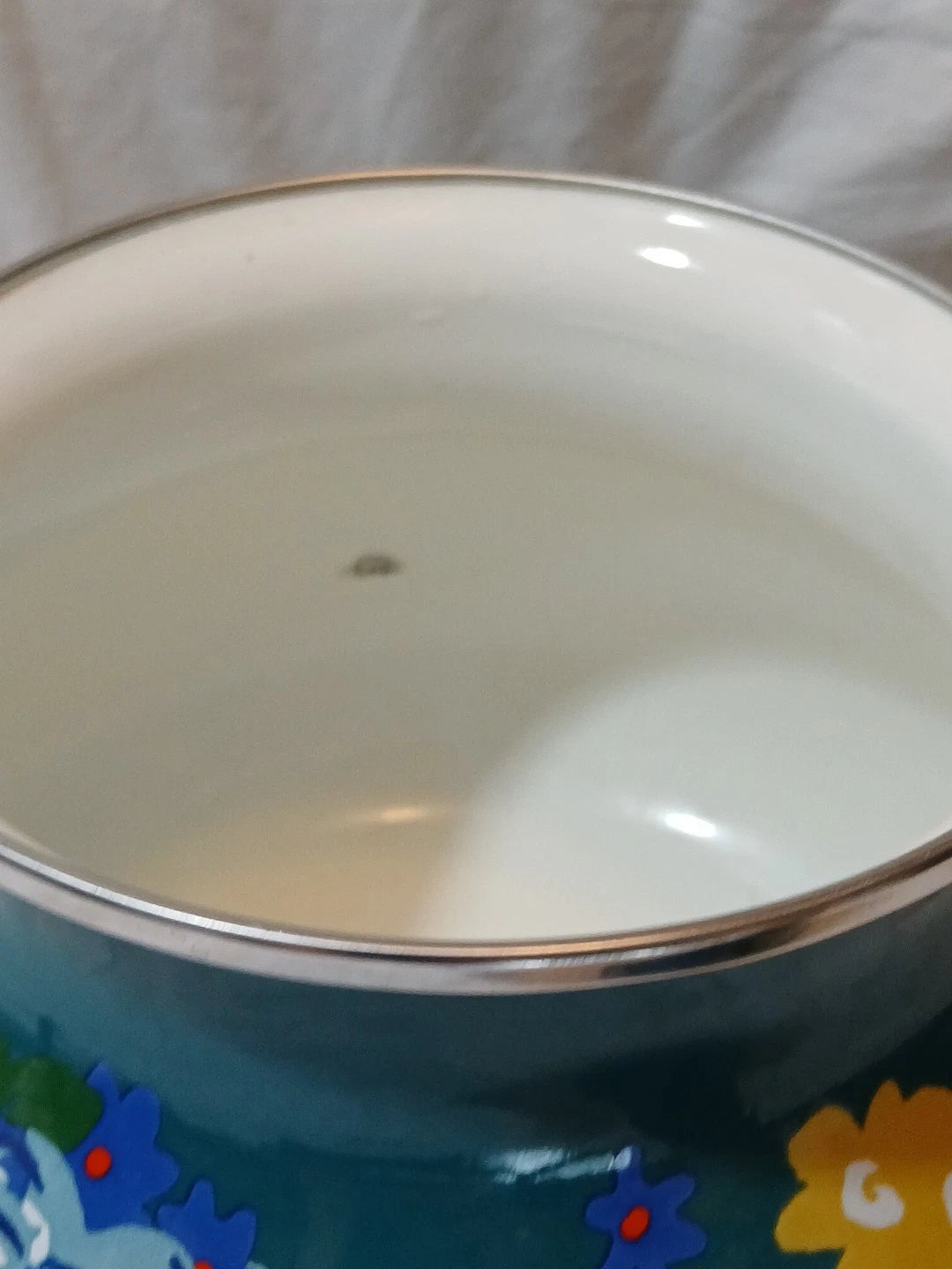 The Pioneer Woman Dazzling Dahlias Enamel Steel Teal 1.9 Quart Tea Kettle Pot