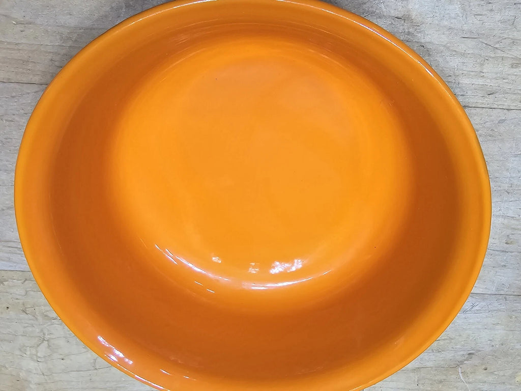 Lot Of 3 Cousances Teapots & BOWL Red & Orange Beautiful Similar To Le Creuset