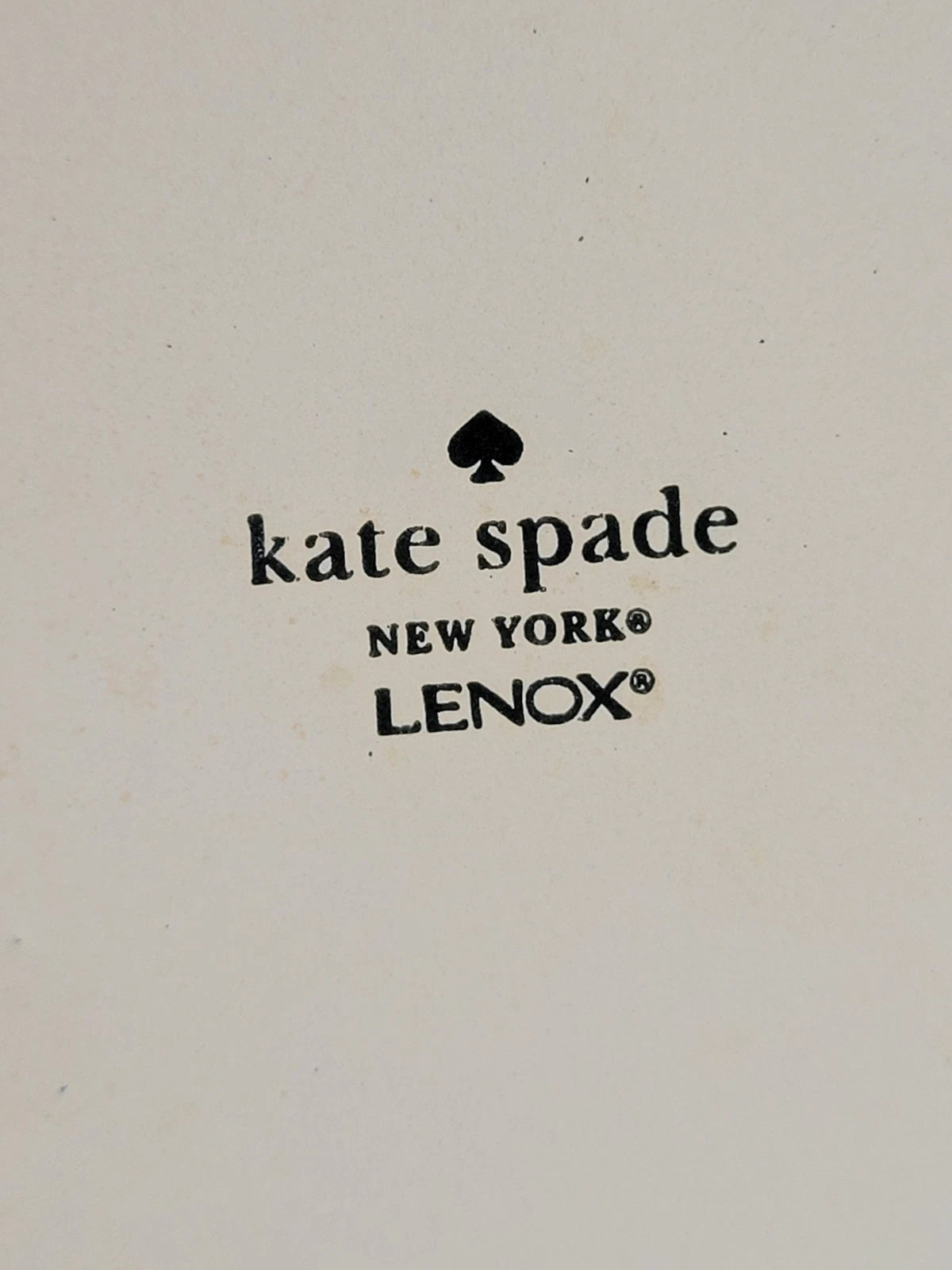 Kate Spade + Lenox Whistle While You Work Deco Dot  Black Polka Dot Teapot Ename
