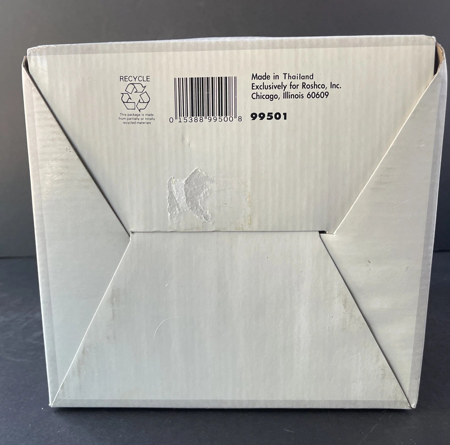 Roshco Enamel 3 Quart Santa Clause Whistling Teapot Kettle w/ Box