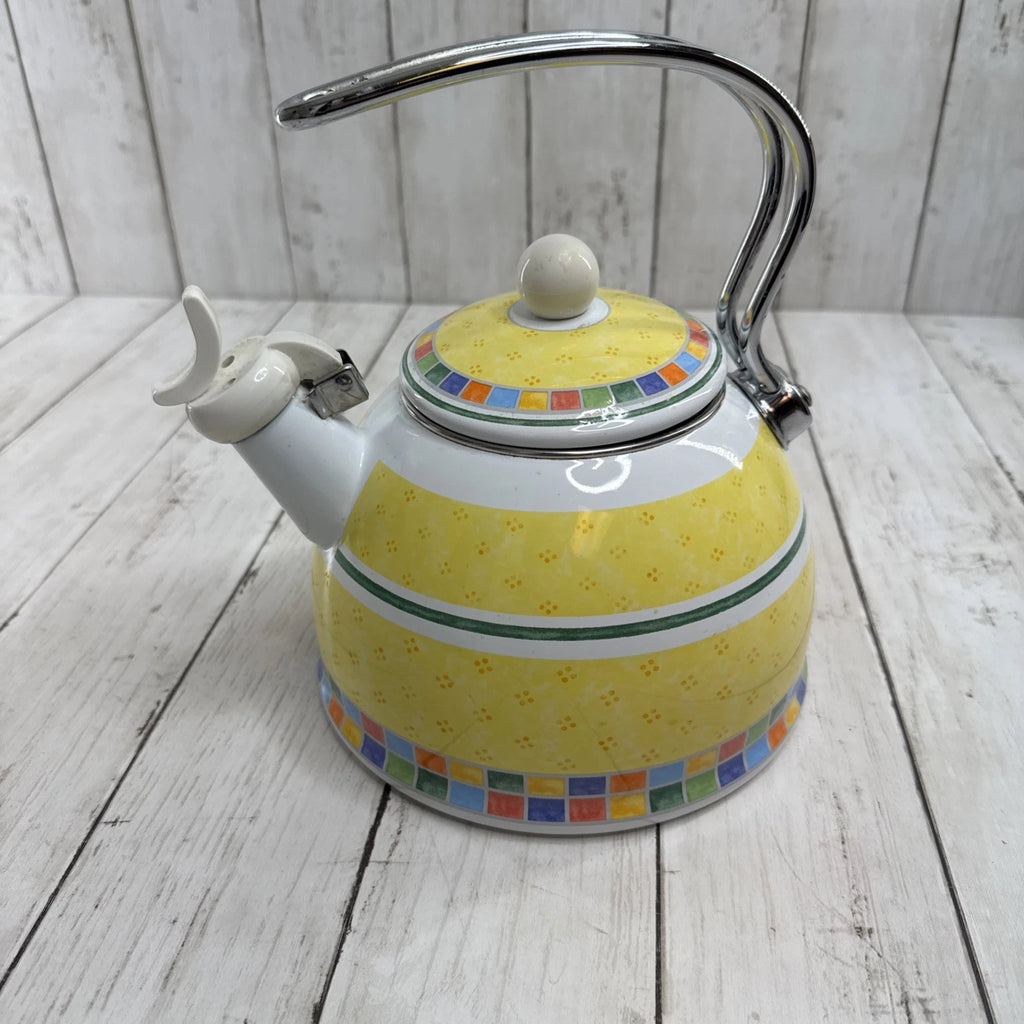 Villeroy & Boch Twist Alea Yellow Limone Tea Kettle Teapot With Lid