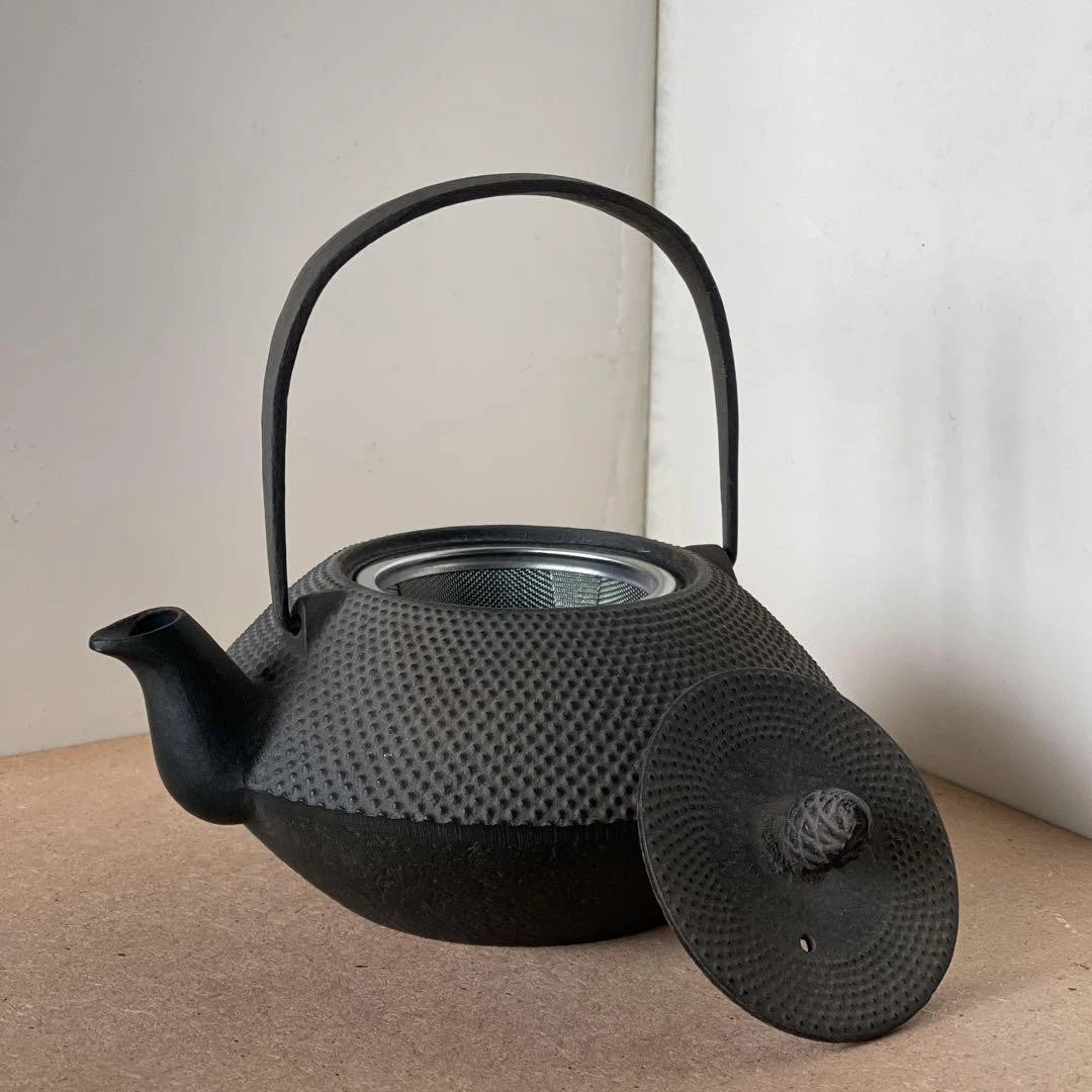 Nanbu Ironware Casting Artist Iwashimizu Hisao Iron Teapot Inner Enamel Finish