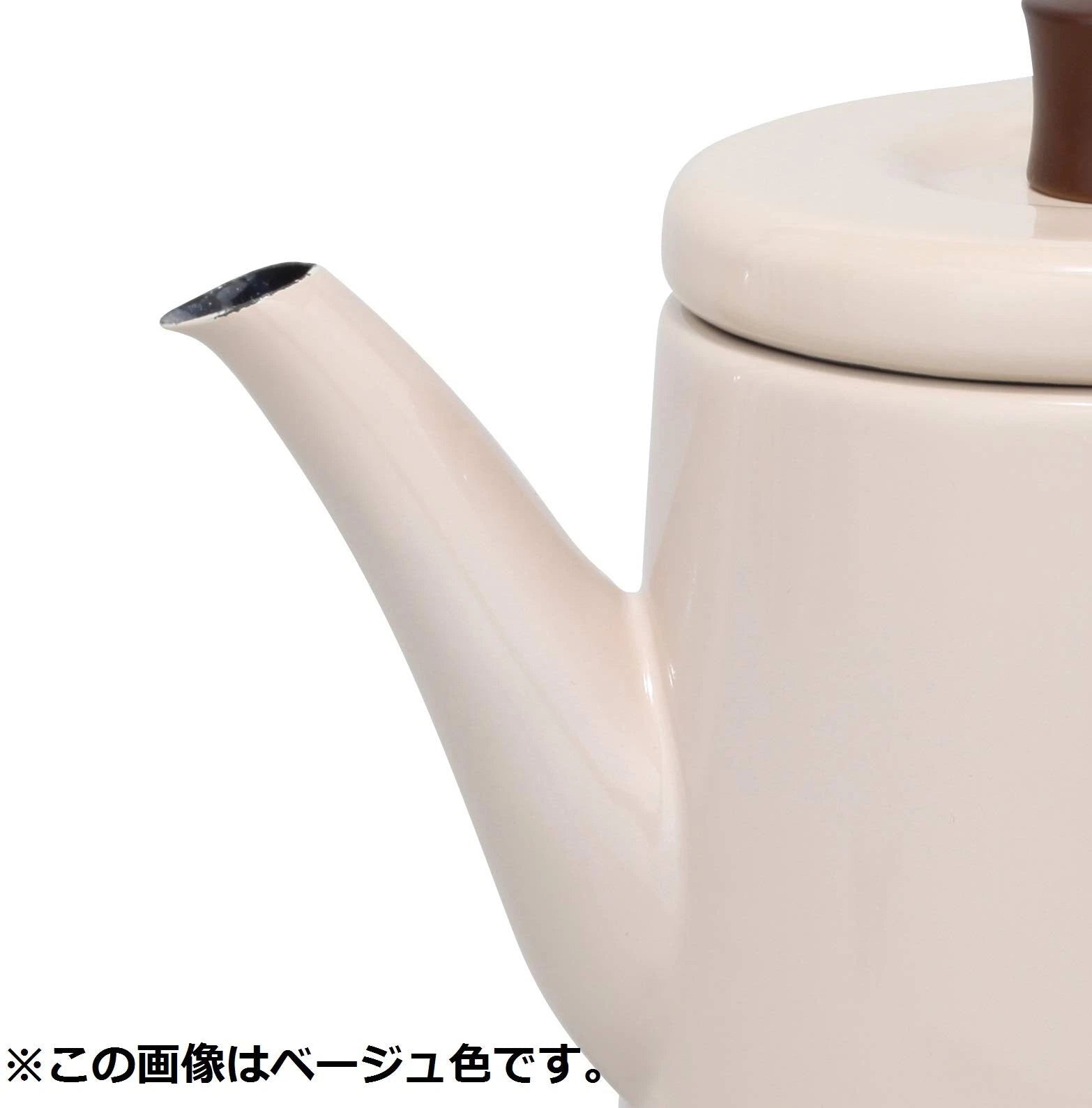 Noda Horo Kettle Enamel 1.5L IH Compatible Gray Made in Japan Pottle