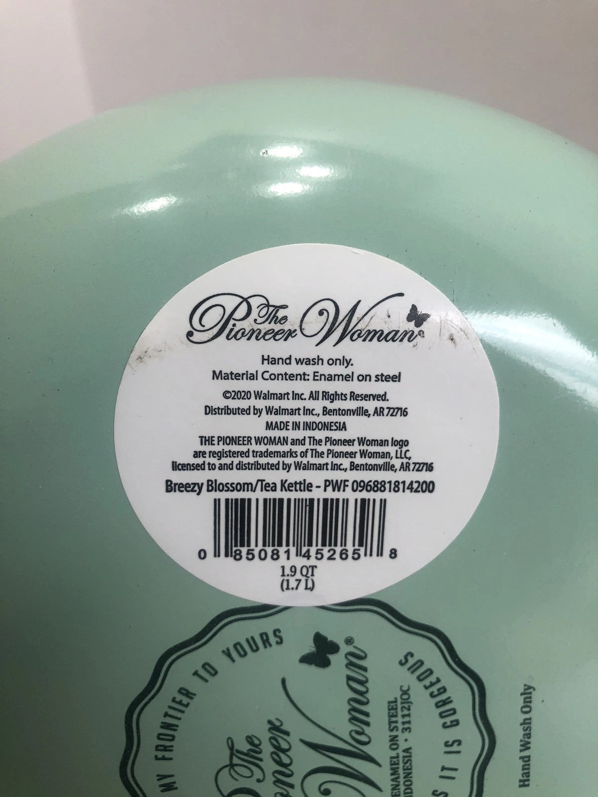 Pioneer Woman ~ Breezy Blossom ~ 1.9-Quart Tea Kettle ~ Enamel on Steel ~ Floral