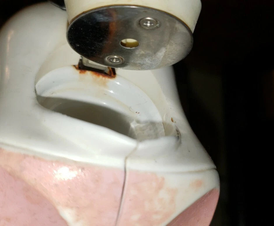 ¹¹ Vintage Rare M Kamenstein Cow Tea Kettle Enamel Whistling Teapot 1992